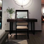 Dressers Organizer Vanity Table Mirror Stool Flip Luxury Comfortable Dressers Makeup Desk Unique Coiffeuse De Chambre Furniture