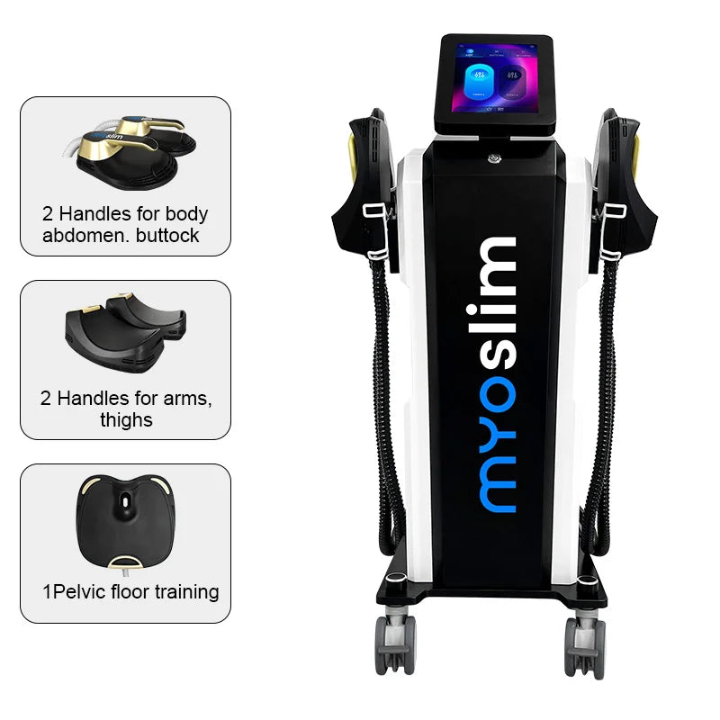 EMS Body Sculpting MYOslim Machine 6500W Sculpt Muscle Stimulation Abdominal Burning Fat Slimming Electromagnetic Weight Loss