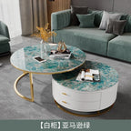Design Nordic Coffee Tables Modern Storage Luxury Simple Aesthetic Coffee Tables Unique Marble Mesa Centro Living Room Furniture