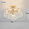 Modern Crystal LED Lights Chandelier For Living Room Decor Bedroom Ceiling Lamp Hanging Light Fixture Home Decoration Luxury