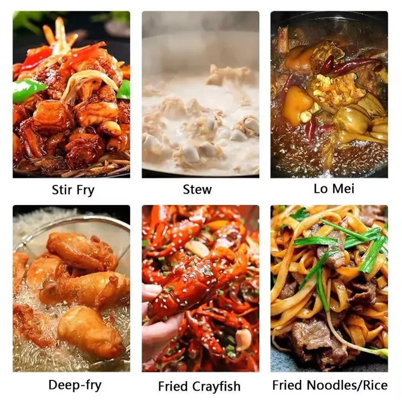 Industrial Kitchen Commercial Electric Induction Wok Cooker Burner Stove Chinese Range for Restaurant Cooking Machine Custom