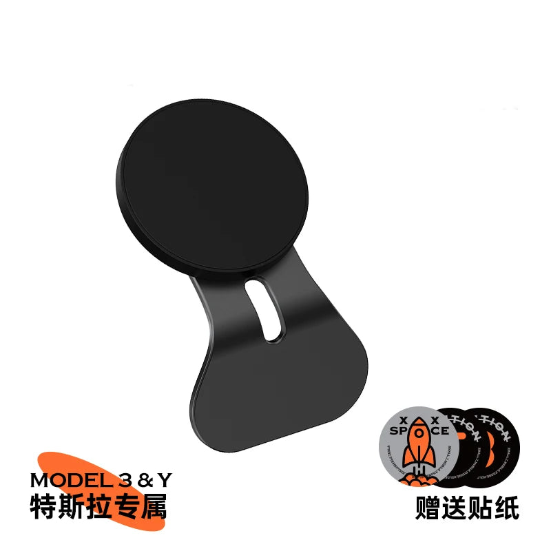 For Tesla Model 3 2019-2022 Model Y Steering Wheel Magnetic Phone Holder Auto Phone Mount Stand For Apple  Huawei Smart Phone