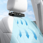Car Headrest Cooling Fan 3 Speeds Adjustable Electric Car Seat Fan 5V/2A Car Rear Backrest Fan Car Interior Accessories
