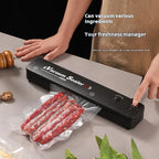 NEW 220V/110V electric vacuum sealant packaging machine, with vacuum bag link household food fresh black vacuum sealing machine