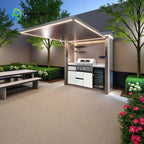 Customized Modern Modular  Outdoor Kitchen with Complete BBQ Setup Backyard Patio Garden Outdoor Kitchen Cabinets