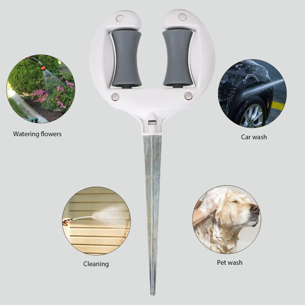 Garden Hose  Nail Top Roller Soft Water Pipe Positioning Pointed Head Lawn Hose  Spike Holder Hose  Spike Holder