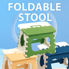 Children's Folding Stool Great Lightweight Portable Folding Stool Small Footstool with Handles Outdoor Travel Stool Homewares