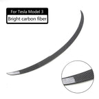 For Tesla Model 3 Performance Spoiler Original Trunk Wing ABS Black Carbon Fiber Tesla Model 3 2017-2023 Accessories