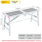 Folding telescopic stool single and double support scaffold hot dip galvanized folding footstool