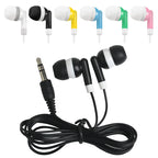 100pcs Bulk Earbud Headphones Multi Colors Perfect for School Classroom Students Kids Children Gifts Adults Disposable Earphones