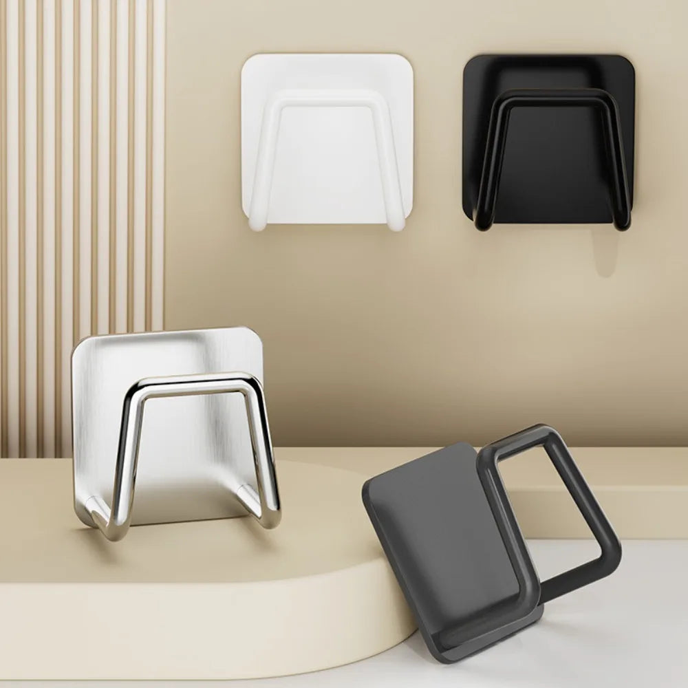 Multi-Functional Kitchen Storage Rack Square Space-Saving Serving Board Organizer Durable Convenient Wall-Mounted Pot Lid Holder