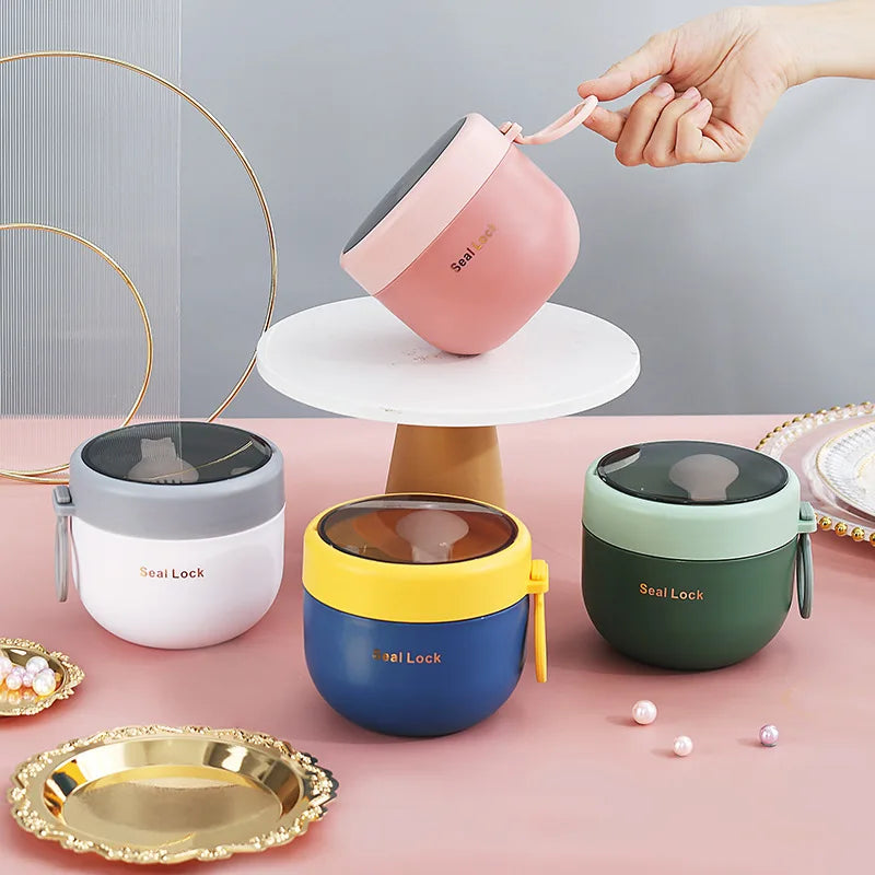 Breakfast Cup, Bento Box, Lunch Box, Portable Lunch Food Soup Container, Portable Kitchen Utensils