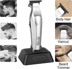 Kemei Barber Professional Hair Clipper and Hair Trimmer Combo Electric Men Zero Gapped Trimmer Fade Finish Hair Cutting Machine