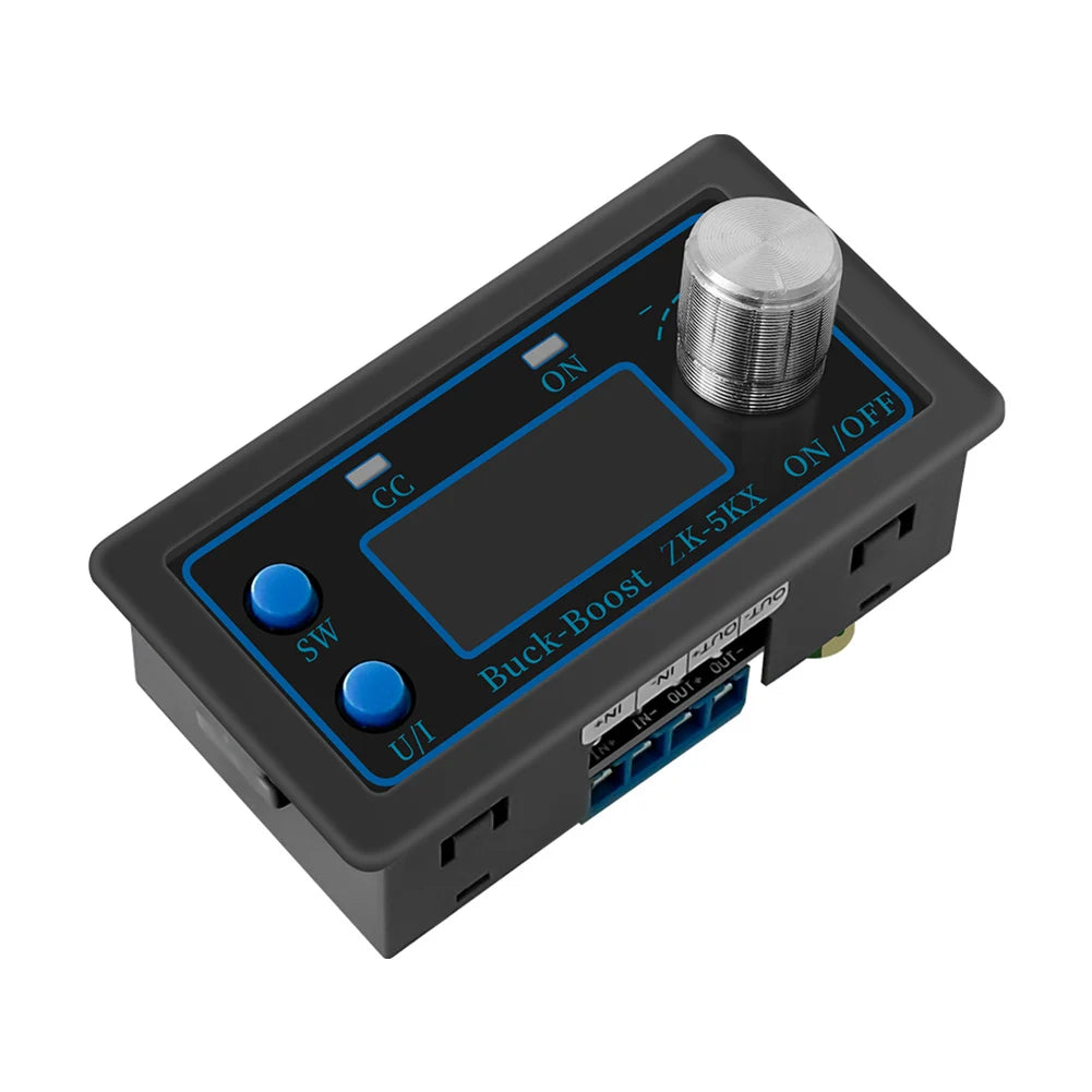 ZK-5KX DC Buck-Boost Converter 5A Max Adjustable Regulated Laboratory Power Supply 0.6-36V LCD Display for Electronic Equipment