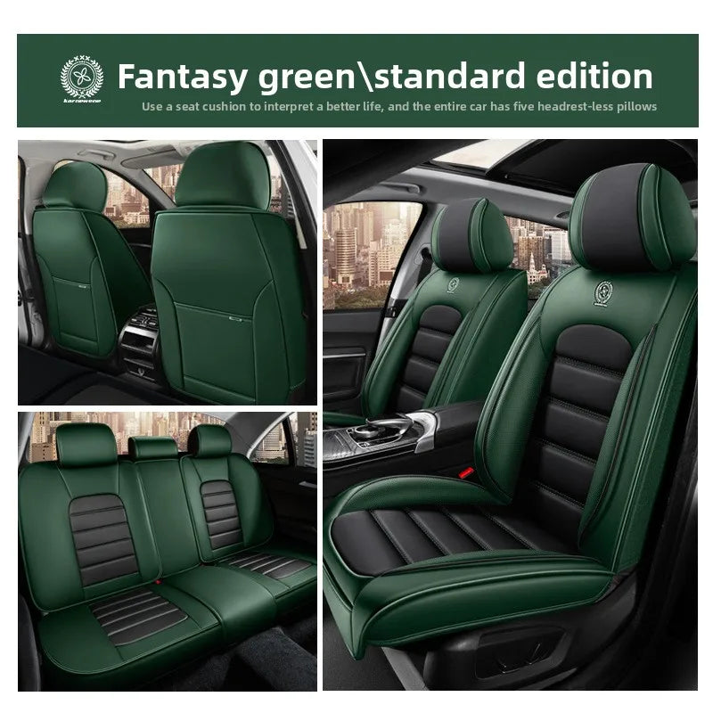 Universal Split Seat Fully Surrounded Car Seat Cover Breathable Comfortable Luxury Leather Car Seat Cushion Full Seats Cover