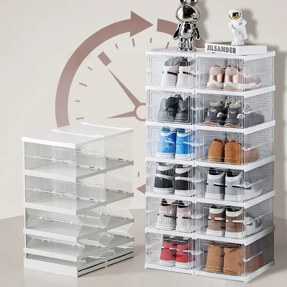 6-Layer Transparent Shoe Box