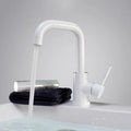 Dfrkjhre Bathroom Basin Faucet Matte Black Series for Sink Vessel Stainless Steel Hot and Cold Water Mixer Tap Crane