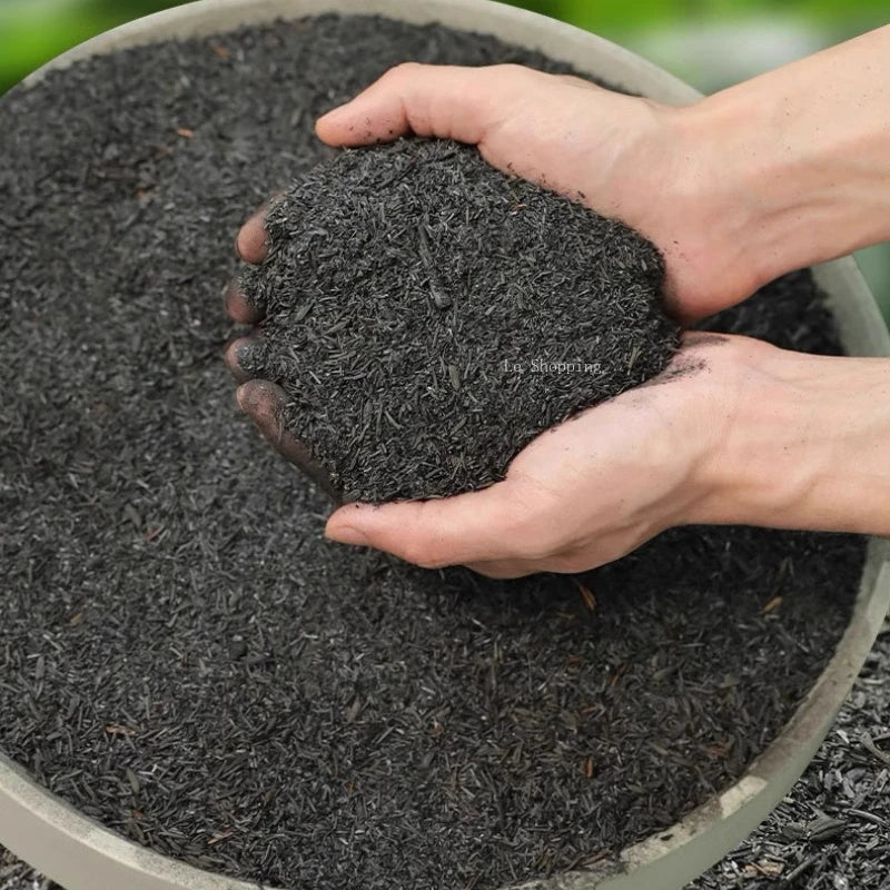 Rice Husk Charcoal Natural Organic Farm Fertilizer Potassium Fertilizer Horticultural Planting Flower Vegetable Soil Improvement