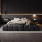Frame High End Bed Aesthetics Tatami Minimalist Wedding Confortable Bed Master Bedroom Fashionable Design Muebles Furniture