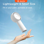 JISULIFE Handheld Turbo Fan, 4000mAh USB Rechargeable Battery , Small