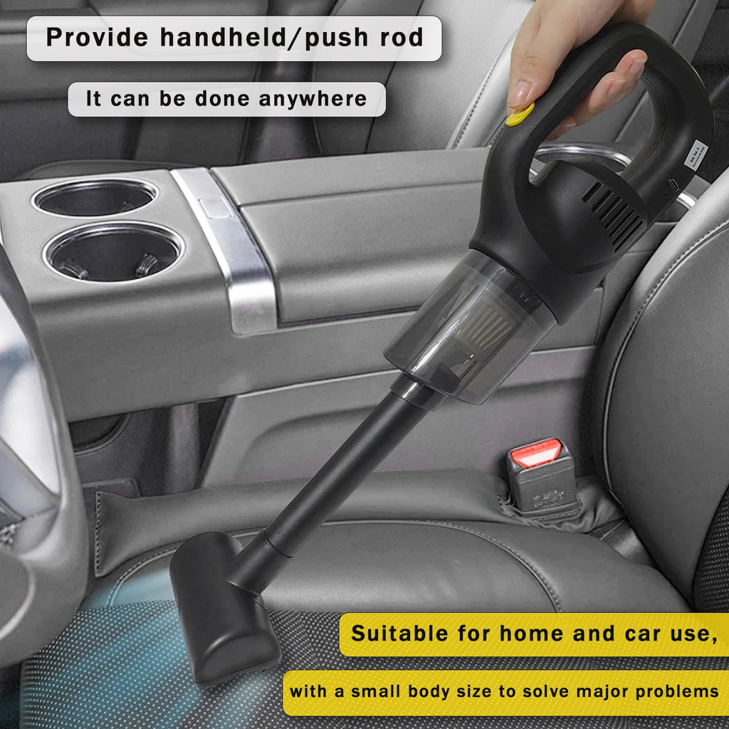 5KPa Cordless Mini Vacuum ， Rechargeable for Pet Hair, Dust in Home, Car & Office. Strong Suction for Sofa & Auto Detailing