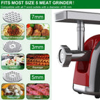 Meat Grinder Pinion Mixer Spare Parts Meat Grinder Knife Stainless Steel Grille for Food Grinder Accessories Kitchen Tool Good