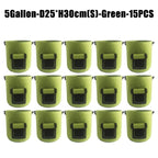 5/10Gallon Felt Plant Grow Bags Nonwoven Fabric Garden Potato Pot Greenhouse Vegetable Growing Bags Moisturizing Vertical Tools