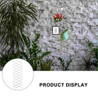 1pc Premium Natural Wood Anti Corrosion Expandable Garden Fence Decorative Wooden Yard Border Plant Climbing Support