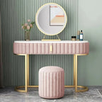 Salon Gray Storage Vanity Table Aesthetic Salon Bedroom Dresser Organizer Space Saving Organizer Schminktisch Trendy Furniture