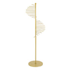 Iron Scarf Display Rack - Floor Standing Spiral Display Rack Clothing Store Hanging Scarf Display Rack Pants Rack