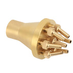 FNPT 1" DN25 Fountain Nozzle 2 Tier Center Straight Style Garden Pond Spray Head For Garden Decor