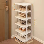 6/9 Layers Stackable Shoe Rack Simple Standing Storage Racks Household Wall Corner Shelves Dormitory Removable Shoe Organizers