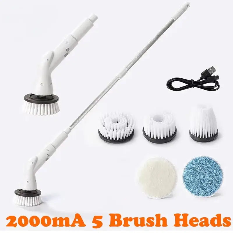 Xiaomi MIJIA 2000mAh 6-in-1 Electric Cleaning BrushWireless Intelligence Rotary Clean Brush Shower Clean Brush Kitchen Bathroom