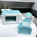 Doll House Furniture Toy Kitchenware Scene Model Mini Kettle Dollhouse Microwave Oven Miniature Bread Machine