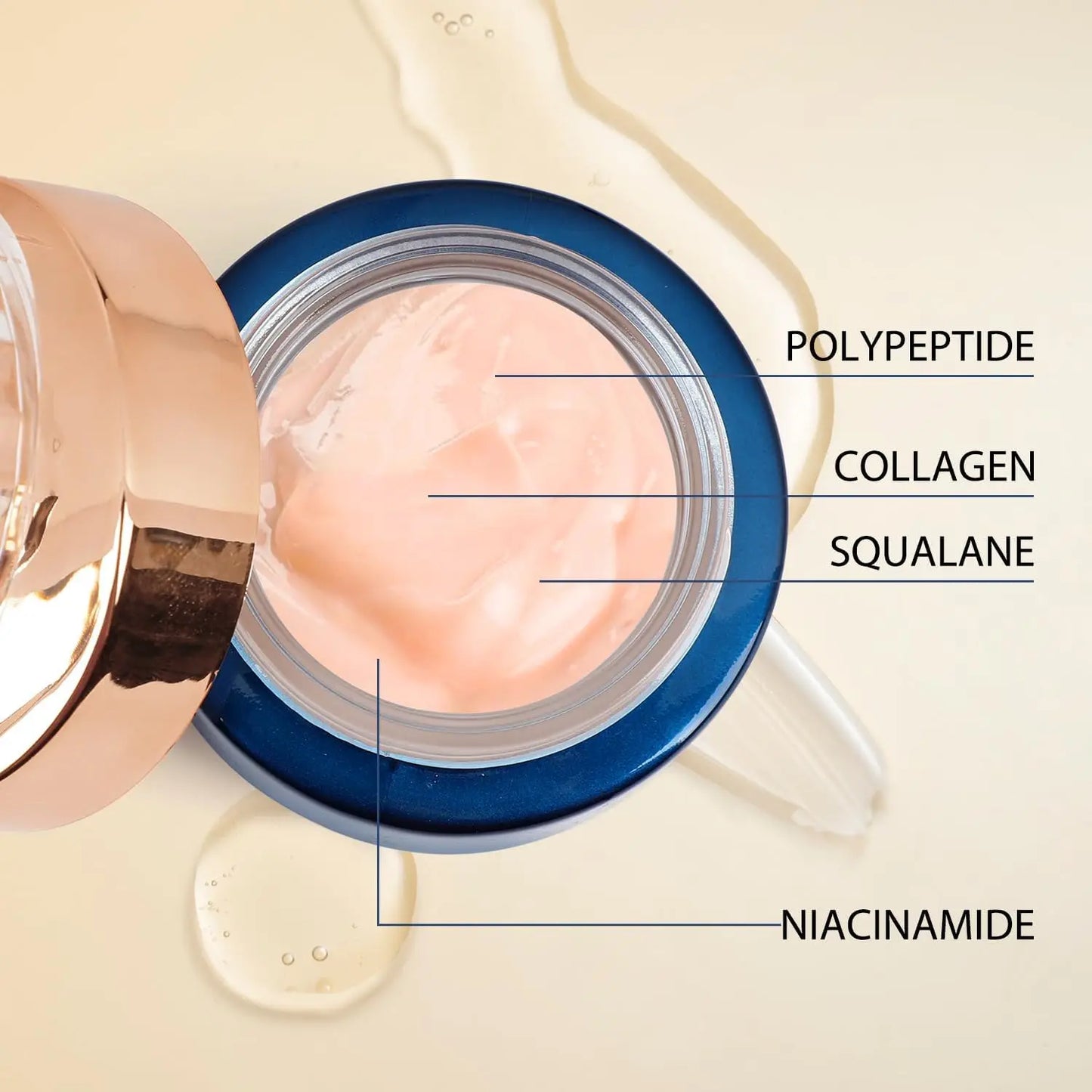 Japanese Collagen Face Cream Lifting Firming Cream Moisturizing, Illuminating,Reduces Wrinkles & Fine Lines Brighten Skin