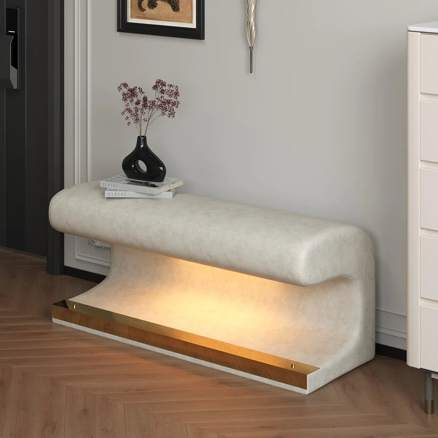 38.19 "storage Ottoman Bench, Bedroom End Bench, Velvet Padded Storage Bench With Buttons, Security Hinges And Storage Bench