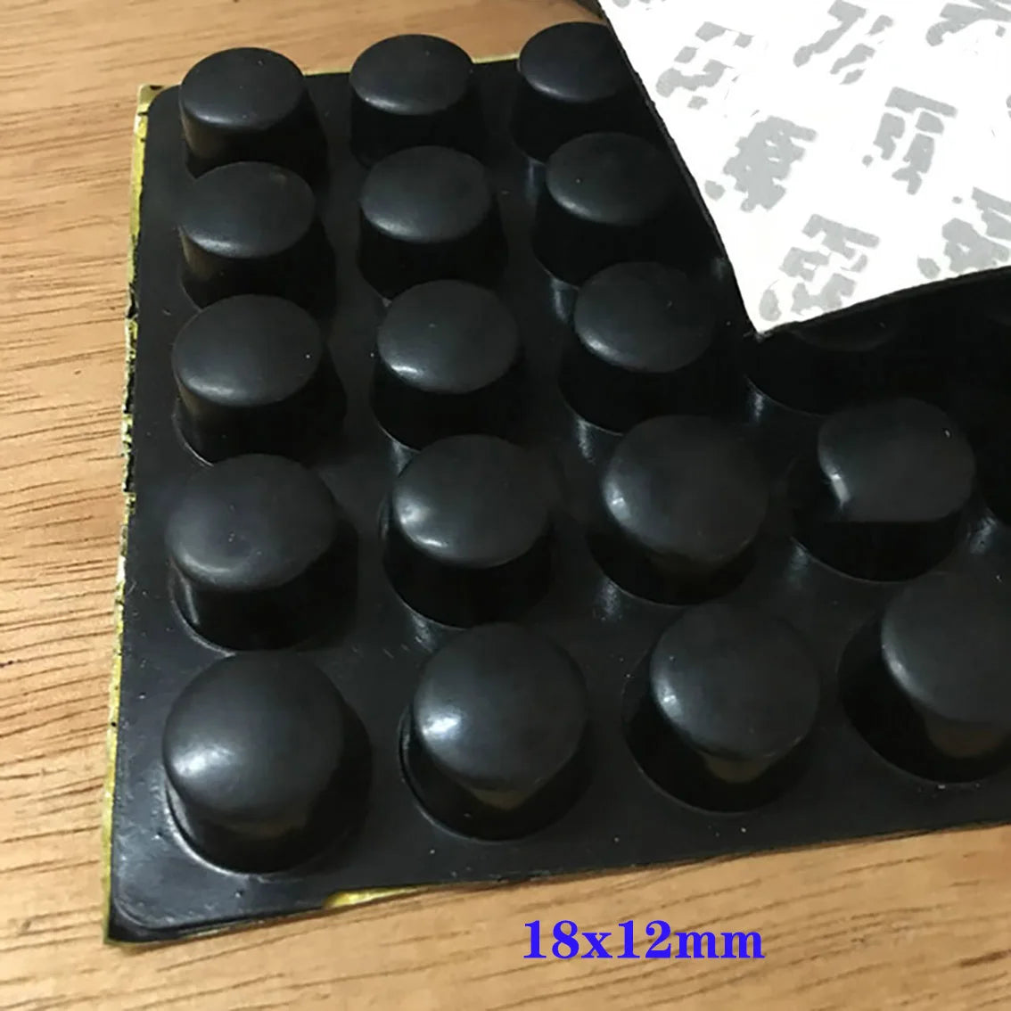 1-100Pcs Rubber Feet Self-adhesive Furniture Pads Protectors Shock Absorber Feet Pad  Laptop Speakers Appliances Protect Mats
