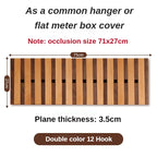 Solid Wood Wall Coat Racks Electric Meter Box Occlusion Clothes Racks for Wall Clothes Luxury Coats Hanger for Living Room