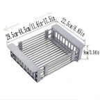 1PCS Kitchen Drainage Rack Multi-functional Retractable Shelf Dish Basin Dish Storage Rack Stainless Steel Sink Drainage Basket