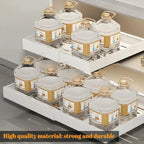 Pull Out Tray Organizer Kitchen Storage Rack Cabinet Expandable Under Sink Spice Boxes Silent Slide Drawer Style Bowl Dish Shelf