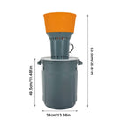 25L/50L/60L Electric Grain Mill Grinder, with 5 Sieves, Grain Grinder Mill, Electric Corn Grinder, Wheat Grinder