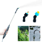 USB Rechargeable Portable Electric Sprayer with 2/4 Mist Nozzles Electric Garden Sprayer with Telescopic Handle Irrigation Tool