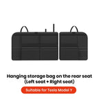 YZ For Tesla 2021-2025 Model Y Juniper Trunk Box Storage Bag Car Accessories Leather Trunk multifunction Backseat Storage