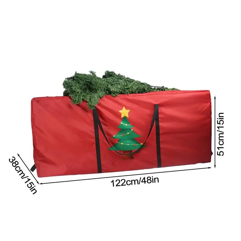 Foldable christmas tree bag 210 cm 180cm Waterproof christmas tree storage cover Large Capacity Storage Camping Home Storage