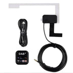 Car Radio DAB+ Amplified Antenna Adapter DAB+ Radio Receiver Car Portable Digital Radio Receiver Adapter for Android Navigator