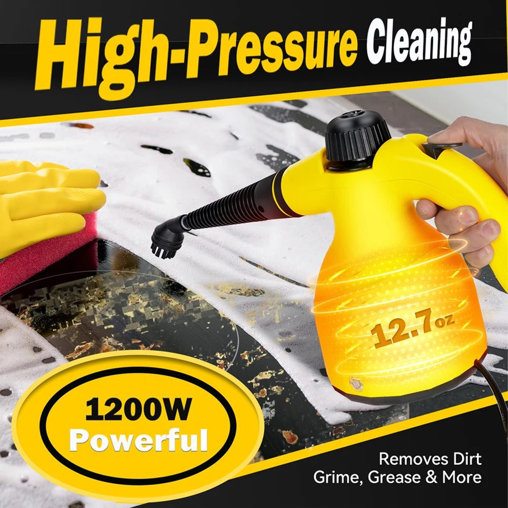 220V Handheld High Temperature Steam Cleaner Sterilization Pressure Jet Washer Machine For Air Conditioning Kitchen Car Cleaning