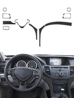Brand New ABS Carbon Fiber Decorative Car Various Parts Cover Trim Sticker For ACURA TSX 2009-2014 Interior Accessories Stickers
