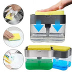 Liquid Soap Dispenser Kitchen Sink Sponge Press Utensils Kitchens Accessories Dispensers Detergent Dish Fixture Home Improvement