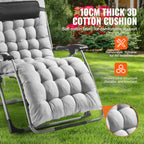 VEVOR Zero Gravity Chair Zero Gravity Recliner Lounge Chair Adjustable Anti Gravity Chair with Cushion Footrest and Cupholder