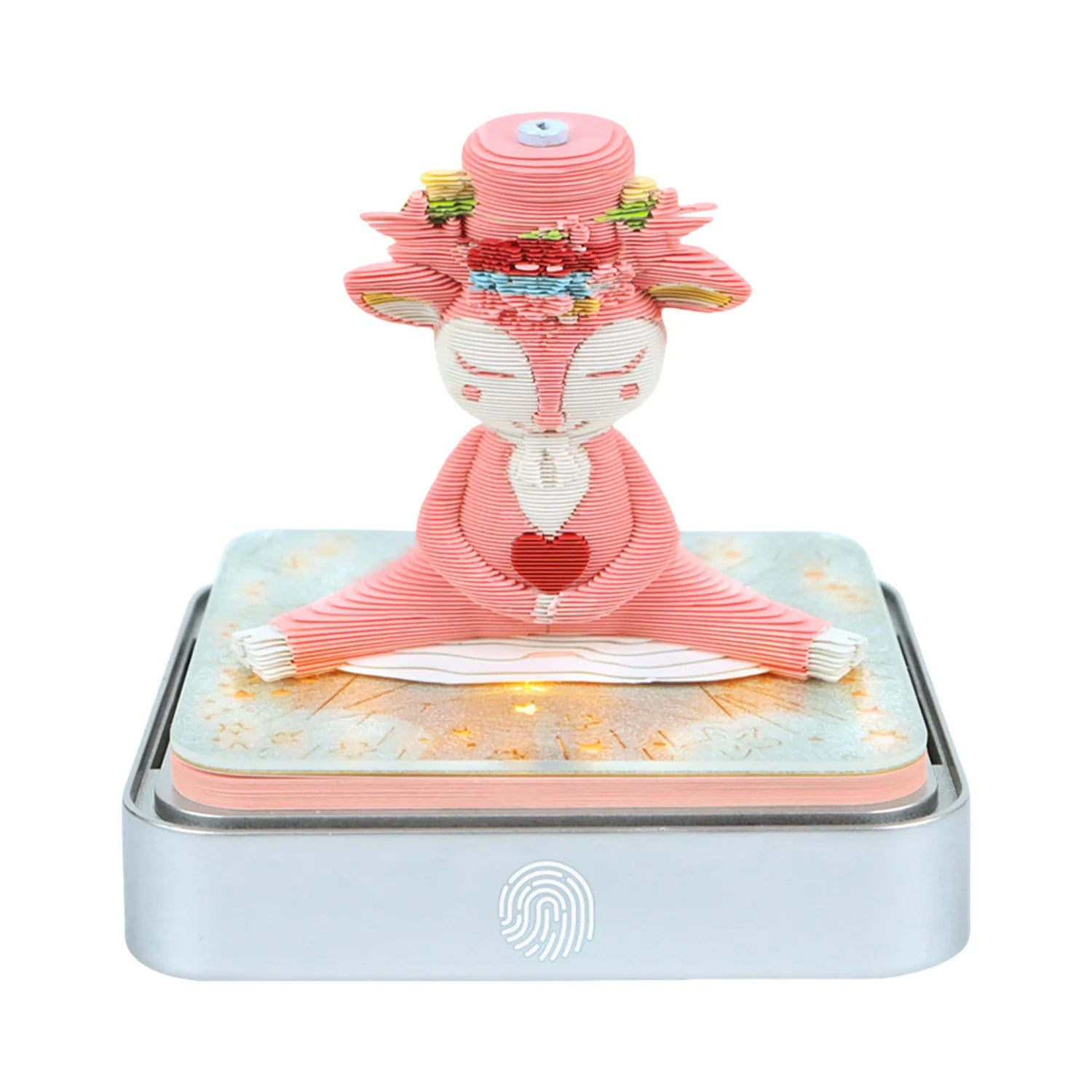 Omoshiroi 3D Calendar 2026 Mushroom 3D Notepad Led Memo Pad Note Paper Art 3D Sticky Note Blocks Office Accessories Novelty Gift